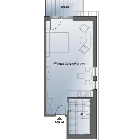 Studio-appartement Mit Meerblick Im Baltic Lagoon Apartment *